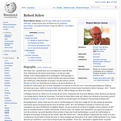 Robert Solow