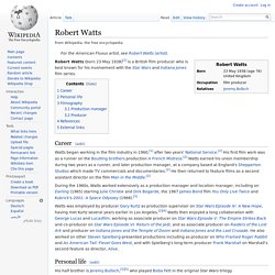 Robert Watts
