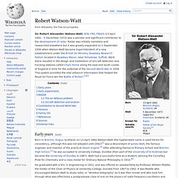 Robert Watson-Watt
