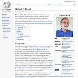 Robert E. Kraut