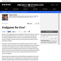 Endgame for Evo? - Roberto Laserna