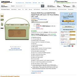 Roberts RD60 Revival DAB/FM RDS Digital Radio with Up to 120 Hours Battery Life - Leaf: Amazon.co.uk: Electronics