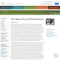 The Many Faces of Paul Robeson