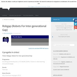 Rivista Bricks: Robgap (Robots For Inter-generational Gap)