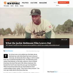 Jackie Robinson and 42: Conservative Politics