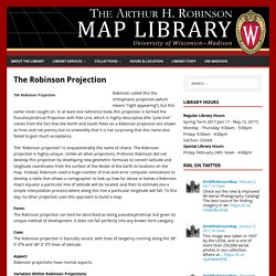 The Robinson Projection – Robinson Map Library