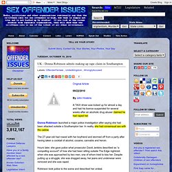 Sex Offender Issues - Documenting the modern day witch hunt and hysteria!