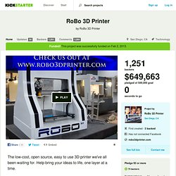 RoBo 3D Printer by RoBo 3D Printer