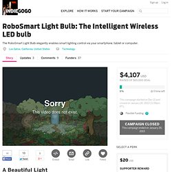 RoboSmart Light Bulb: The Intelligent Wireless LED bulb