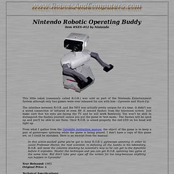 Robot Division - Nintendo R.O.B.