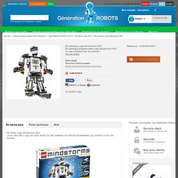 Robot NXT Lego: le kit robot NXT Lego, l’un des plus forts du marché