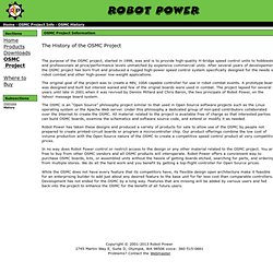 Robot Power OSMC Project Info - Nightly
