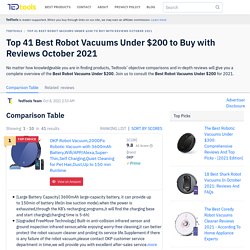 Best Robot Vacuums Under $200 to Buy with Reviews 2021