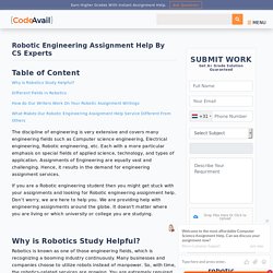 Robotic Engineering Assignment Help