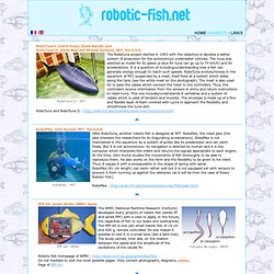 the website dedicated to robotic fish