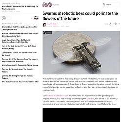 Swarms of robotic bees could pollinate the flowers of the future