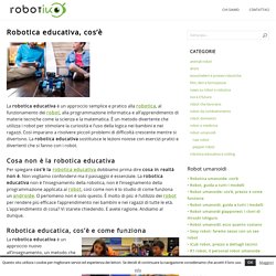 Robotica educativa: cos'è