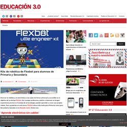 Kits de robótica de Flexbot para alumnos de Primaria y Secundaria