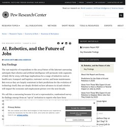 AI, Robotics, and the Future of Jobs