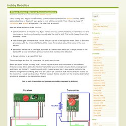 Cheap Arduino Wireless Communications