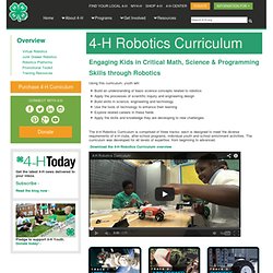 Robotics-National 4-H Curriculum