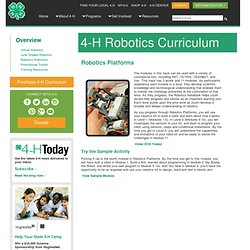 Robotics Platforms 4-H