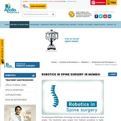 Robotics In Spine Surgery in Mumbai - Apollo Hospitals Mumbai
