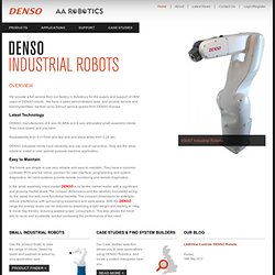DENSO Robot Manufacturers - AA Robotics