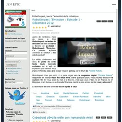 toute l'actualité de la robotique