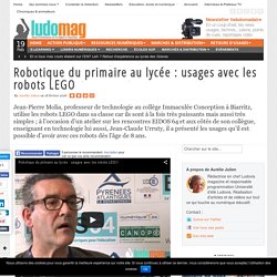 Robotique du primaire au lycée: utilisez des robots LEGO