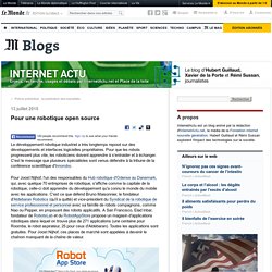 Pour une robotique open source