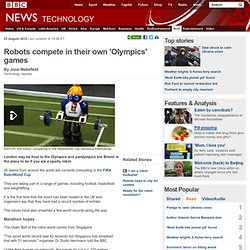 Robots compete in their own 'Olympics' games