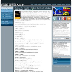 Review: The Definitive Guide to Building Java Robots