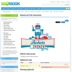 Robots.txt Generator