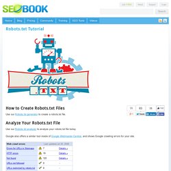 Robots.txt Tutorial