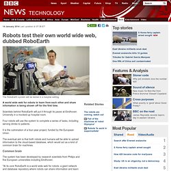Robots test their own world wide web, dubbed RoboEarth