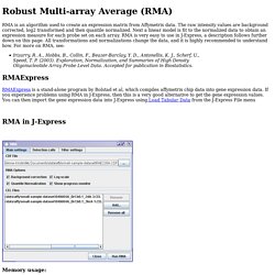 Robust Multi-array Average (RMA)