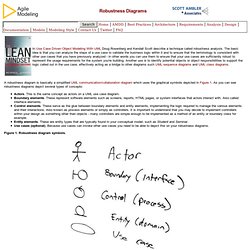 Introduction to Robustness Diagrams