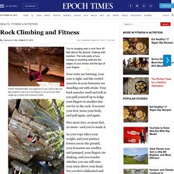 Rock Climbing and Fitness