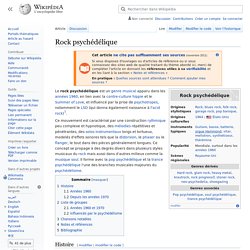 Rock psychédélique