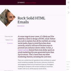 Rock Solid HTML Emails