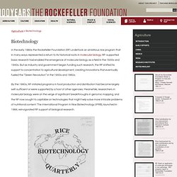 100 Years: The Rockefeller Foundation