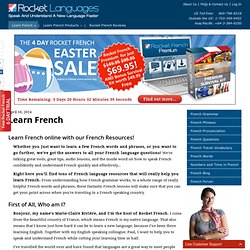 Free French Course – Learn to Speak French