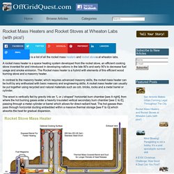 Rocket Mass Heaters and Rocket Stoves at Wheaton Labs (with pics!)