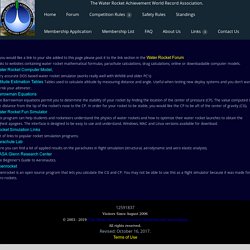 Water Rocket Simulator Websites