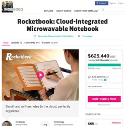 Rocketbook: Cloud-Integrated Microwavable Notebook