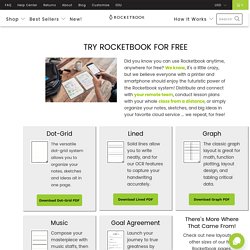 Try Rocketbook Pages and App for Free