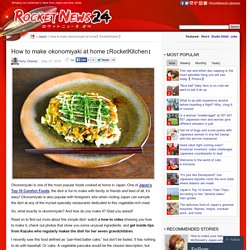 How to make okonomiyaki at home【RocketKitchen】