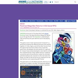 Rockman/Mega Man Returns in iOS Social RPG