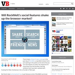 With social browser RockMelt, can users finally close their tabs?